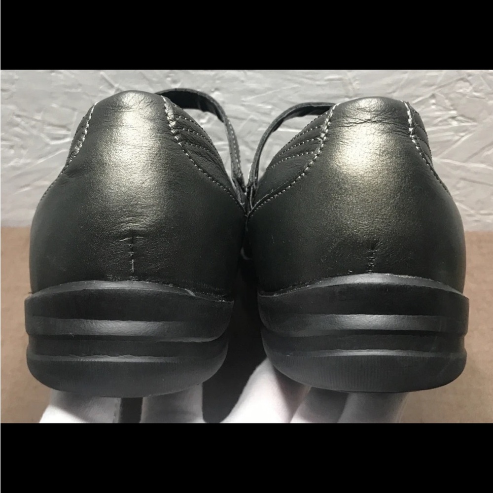 Apex Petals Janice Women's Mary Jane Pewter Leather Size 6W with Propet Inserts - Picture 6 of 14